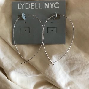 Silver hook earrings